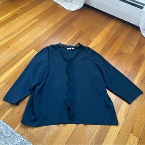 Pretty Teal Cato top size 22/24W